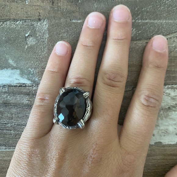 John Hardy Smoky Topaz Cocktail Ring - Picture 3 of 4